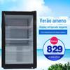 Fornecimento 70L freezer refrigerado conservação vitrine vertical fresco armário freezer amostra armário chá uso comercial