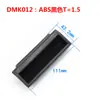 DMK025 Mango Empotrado de Plástico Oculto Caja Industrial Puerta de Equipo Mecánico Gabinete Puerta Mango Empotrado Oculto Negro