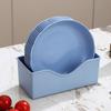 Plato Redondo Plato para Escupir Huesos Doméstico Plástico Mesa de Comedor Plato para Huesos Plato para Escupir Huesos Snacks Plato Pequeño Plato para Basura Almacenamiento Base