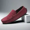 Zapatos de Lona Europeos y Americanos, Zapatos de Gamuza de Cuero para Hombre Aliexpress, Zapatos Casuales para Conducir, Zapatos Perezosos de Amazon, Zapatos para Hombre