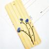Com ramos miosótis flores secas atacado em relevo DIY artesanal pingando cola moldura de foto infantil adesivos nail art miosótis material de grama