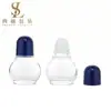 Venta Directa de Fábrica Botella Roll-On de Aceite Esencial de 50 ml con Forma de Abanico Plano, Botella Roll-On de Desodorante Antitranspirante, Materiales de Empaque para Botella de Aceite Medicinal Roll-On para Alivio del Dolor