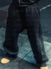 Calça Moletom Padrão de Letras Retro Americana Y2K Harajuku Casual para Casal Cardigã com Zíper Conjunto de Moletom Fashion