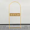 Venta Caliente en Amazon Arco Dorado de Hierro de 7.2 pies Marco de Puerta Guía de Camino para Bodas Soporte para Globos Escenario Diseño de Escenario