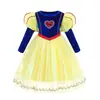 Vestido de Blancanieves para niña Disfraz de Halloween Disfraz de Princesa para Jugar disfraces de blancanieves