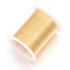 Fio de cobre com retenção de cor, rolo pequeno, acessórios para cabelo artesanais, acessórios para cocar, grampo de cabelo, material de folha termoencolhível, enrolamento de cobre