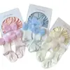 Gorro de bebé primavera y verano lazo gorro fetal para recién nacidos niña sombrero indio 0-12 meses recién nacido gorro de puerta halógena