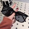 Nuevo Estilo Cyber Celebrous Gafas de Sol de Montura Negra para Mujer Gafas de Sol Sombreadas para Adelgazar la Cara Grande Gafas de Sol de Ojo de Gato Modernas y a la Moda para Hombre