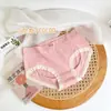 Pantalones de Cuidado de Ajenjo Ropa Interior Femenina Cintura Media Eliminación de Ácaros Lindos Sexy Ajustados Tallas Grandes Bragas Femeninas