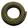 Manguera de goma recubierta de tela para cordón de cortina, manguera de goma resistente al desgaste para pistola de aire de alta presión, manguera de suministro de agua a vapor, manguera de goma negra resistente a altas temperaturas y baja presión