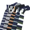 Corbata de Punto para Hombre Estilo Coreano, Plana de Moda Rayada Trendy de 6 cm de Lana, Exportación a Europa y América, Transfronteriza, en Stock
