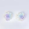 Polvo Dorado Degradado Resina Rosa Colgante Pequeño DIY Hecho a Mano DIY Pegamento Crema Accesorios para Carcasa de Teléfono Móvil Joyería para Diadema