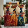 Bolso de Mano con Estampado de Moda Tendencia para Mujer 3D Transfronterizo Nuevo Producto Temu Amazon Bolso de Hombro Lona 300g