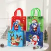 Bolsa de armazenamento para presentes de aniversário não tecida bolsa de mão de Natal dobrável bolsa de compras para armazenamento de presentes bolsa à prova d'água