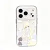 Bufanda Linda Estilo Hada Estuche Pequeño de Otoño Adecuado para iPhone 17 Pro Max, Apple 16 Pro/15, Estilo Coreano Portátil
