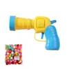Juguete creativo para gatos, pelota de peluche silenciosa, pistola de disparo, venta al por mayor, interactivo para gatos, alivio elástico, pelota divertida para gatos, pistola de disparo