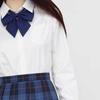 Camisa Jk Manga Corta Estudiante Femenina Blanca Estilo Japonés Original Estilo Preppy Primavera y Otoño Camisa Básica Blanca