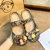 El mismo estilo que en Xiaohongshu: Zapatos de ballet KT con estampado de leopardo decorativo, accesorios de moda y versátiles, dijes para zapatos, hebillas decorativas para zapatos con agujeros DIY