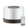 Máquina de aromaterapia 700 no impresa control remoto grano de madera humidificador colorido 500ML ultrasónico purificador de aire de escritorio para el hogar