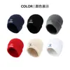 Sombrero Estilo Americano Otoño Invierno Gorro Retro Estampado de Garras Bordado de Letras Sombrero de Lana Tejido a Mano Resistente al Viento para Exteriores y Viajes Diarios Hombres Mujeres