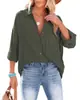 Comercio Exterior Europeo y Americano Camisa de Hombro Murciélago Nueva Primavera y Verano 2024 para Mujer Camisa Elegante Casual de Manga Larga para Mujer