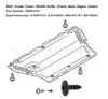 Para Volkswagen Audi automotivo capô do motor chassi lâmina forro parafuso autoatarraxante fivela porca assento parafuso