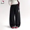 Calça Wide Leg Outono Workwear para Meninas 2026 Novo Estilo para Crianças de Média e Mais Velhas Calça Wide Leg Estilosa Versátil