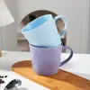Caneca Cerâmica Listrada Verticalmente, Copo de Grande Capacidade, Copo Simples para Beber, Copo de Casal, Copo de Água Doméstico, Copo de Porcelana, Xícara de Café