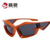 Gafas de sol mecánicas futuristas irregulares, gafas de sol futuristas de moda urbana europea y americana de Amazon INS