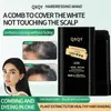 QXQY Palo de Peluquería Artefacto para Cabello Negro Color Peine Natural Transfronterizo Tinte de Acción Rápida Pluma Cubre Naturalmente Cabello Blanco