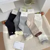 26I Meias Finas Empilhadas Novas Primavera/Verão Moda Coreana Estilo Ins Acessórios de Pérola Meias da Moda até Meio da Panturrilha para Meninas