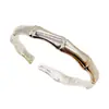 Pulsera de Estilo Étnico Vintage Gradualmente Ascendente Moda Pared Interior Lisa Abierta Hoja de Bambú Nudo de Bambú Pulsera Venta al por Mayor