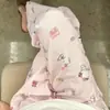 Pantalones de pijama para mujer para primavera, otoño y verano, Pantalones largos lindos para niña, Pantalones finos para casa, Pantalones rectos holgados casuales lindos y perezosos