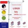 30*45cm bandeira do jardim ao ar livre para mapear o processamento personalizado bandeira do pátio personalizado linho de três camadas bandeira do jardim personalizado