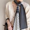 "Nuevo en Otoño Temprano" Regalo Bufanda Pequeña Larga Decorativa para Camisa de Mujer Estilo Coreano Combinable Cinta para el Cabello Lazo Cinta para Bolsa