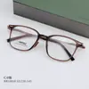 BR10010 Nova Armação de Óculos Oval Leve Coreana Material de Grau Alimentício Diária Simples Versátil Óculos para Miopia