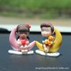 Amantes de ornamentos para carro acessórios de carro personalidade criativa suprimentos de decoração para carro rede vermelha carro fofo uma geração de cabelo