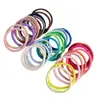 Al por mayor Transfronterizo Cuerda para el pelo de 4 mm de grosor Colorida Alta Elasticidad Sin Costuras Goma para el pelo Accesorios DIY para Adultos