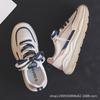 Estilo Novo Verão 2026 Sapatos de Pai Forrest Gump para Mulheres, Tênis Esportivos Brancos de Malha Fina Respirável, Sapatos Casuais Leves e Versáteis