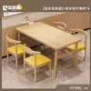 Mesa de Comedor para el Hogar Simple Pequeño Apartamento Sala de Estar Mesa para Comer Restaurante Catering Tienda de Fideos Restaurante de Comida Rápida Juego de Mesa y Sillas Comercial