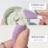 Cepillo Facial Limpiador de Silicona de Doble Cabeza, Cepillo Facial Doble Uso para Mascarilla, Cepillo Facial Limpiador, Herramienta de Belleza para Limpieza Facial, Brocha de Maquillaje