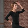 Traje de Yoga Feminino em Modal Atacado Roupas para Dança Quadrada Dança Fitness Roupas para Treinamento Corporal Roupas para Treinamento Base Esportiva Instrutor