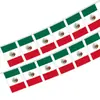 Banderines de Cadena del Mundial de Estados Unidos, Canadá, México, Brasil y Otros Países para Decoración