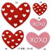 Pegatinas de Tela Bordadas de Corazón de Melocotón Accesorios Grandes para Ropa Amor al por Mayor Parches Decorativos Hechos a Mano Accesorios Pegatinas Estilo Adhesivo Termofusible
