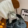 Bolso Bandolera de Cadena para Mujer 2026 Nuevo Verano Nicho Popular Exquisito Bolso de Hombro Moda Versátil Bolso Cubo