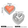 Acero Inoxidable Aceite Colgante Corazón de Durazno DIY Collar de Dama Pulsera Joyería Hecha a Mano Colgante de Amor Accesorios de Joyería