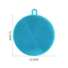 Cepillo de Lavado Multiusos de Silicona Paño de Lavar Platos sin Aceite Artefacto para Lavar Platos Paño Exfoliante Cepillo de Lavado Paño de Cocina Peso Engrosado