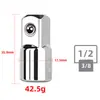 Adaptador de Vaso 1/2 Grande a 3/8 Mediano a 1/4 Pequeño Adaptador de Conversión Mutua Fly Accesorio para Llave de Carraca Crv