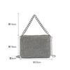 Ventas Directas de Fábrica Bolso de Pedrería Bolso de Mujer Otoño 2026 Nueva Moda Incrustado de Diamantes Bolso de Hombro Único Bolso Cruzado con Cadena Bolso de Noche