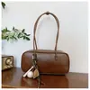 Bolsa Pequena de Axila Retro de Luxo para Mulheres, Nova Moda Bolsa Boston Transfronteiriça, Versátil para o Dia a Dia, Bolsa de Ombro para Carregar na Mão